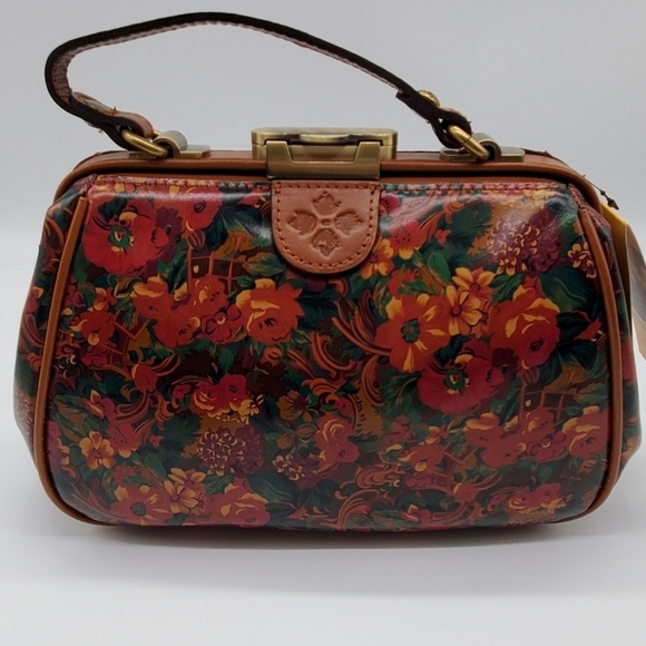 New 3 Piece Patricia Nash Gracchi Satchel Crossbody Erica Wallet & Liscia Mirror - Picture 2 of 14